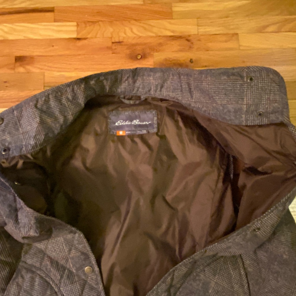 Eddie Bauer Quilted Brown Vest - Picture 2 of 3